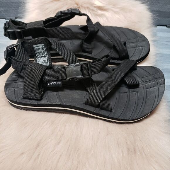 Sandugo Sinai Black Men\'s Sandal main image 4